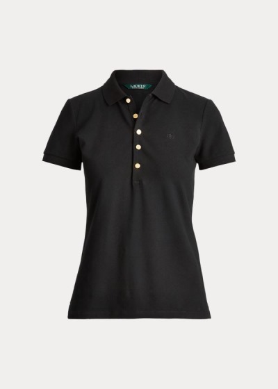 Camisa Polo Ralph Lauren Mujer Negros - Piqué - MDJLH5476
